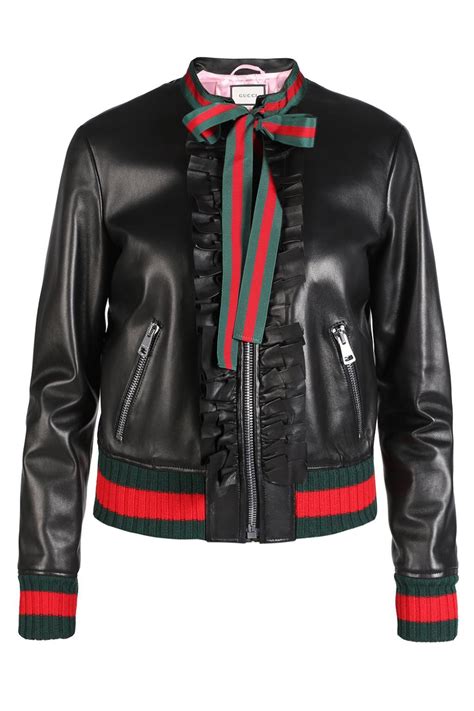 gucci hooded leather jacket|Gucci jacket without hoodie.